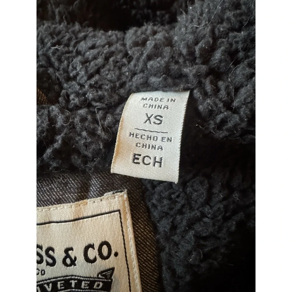 Levi's Men's Soft Shell Graphite Gray Extra Small Hooded Sherpa Lined Storm Coat